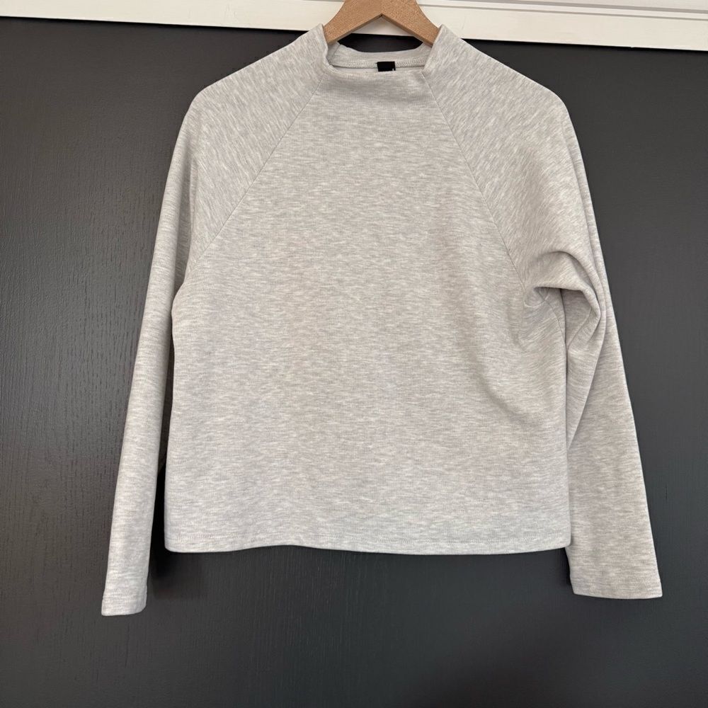Bobbi Los Angelos Revolve Raglan Mock Neck Top Size S